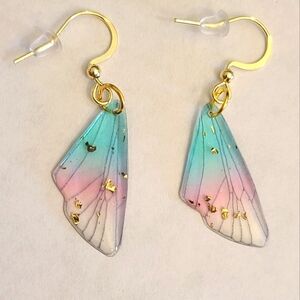 Handcrafted Mini Butterfly Wing Earrings